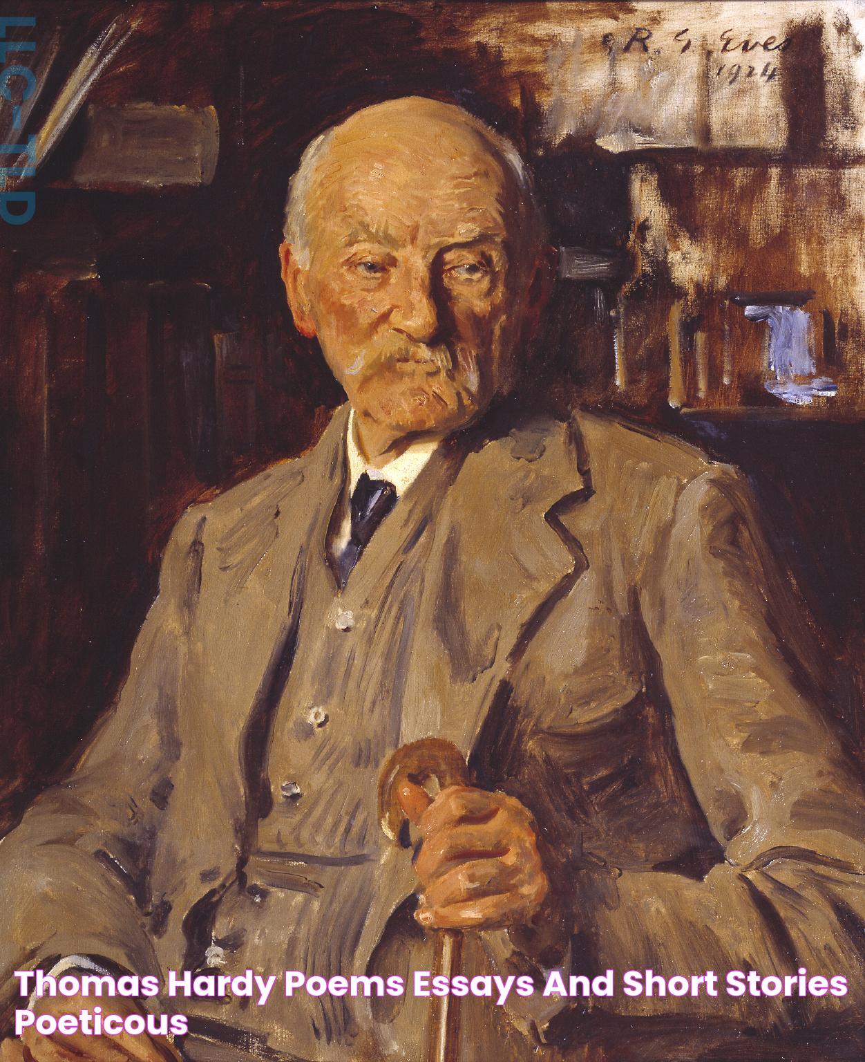 Louis Thomas Hardy: A Remarkable Persona In Literature