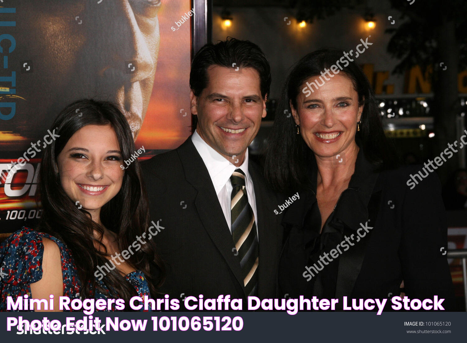 Mimi Rogers Chris Ciaffa Daughter Lucy Stock Photo (Edit Now) 101065120