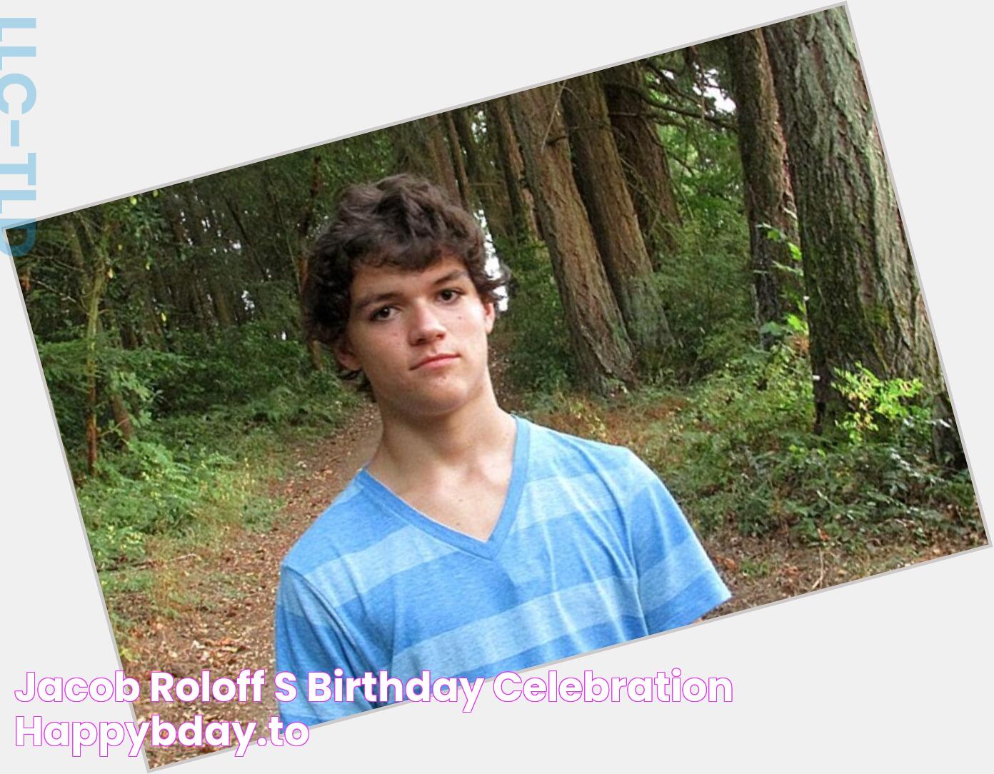 Jacob Roloff's Birthday Celebration HappyBday.to