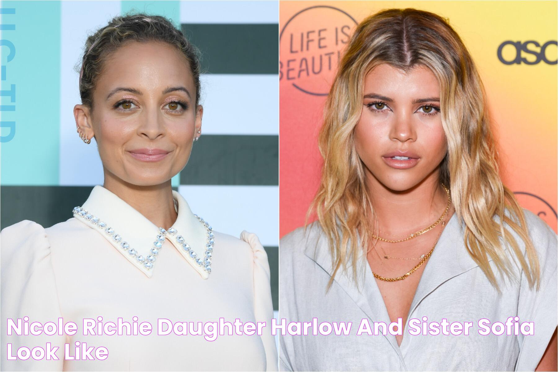 Nicole Richie, Daughter Harlow, And Sister Sofia Look Like