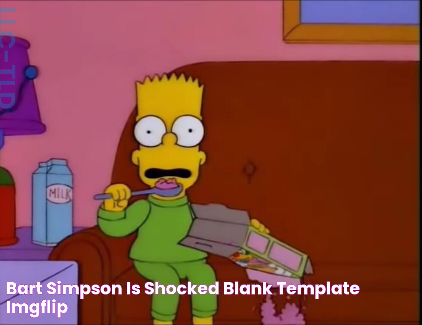 Bart Simpson Is Shocked Blank Template Imgflip