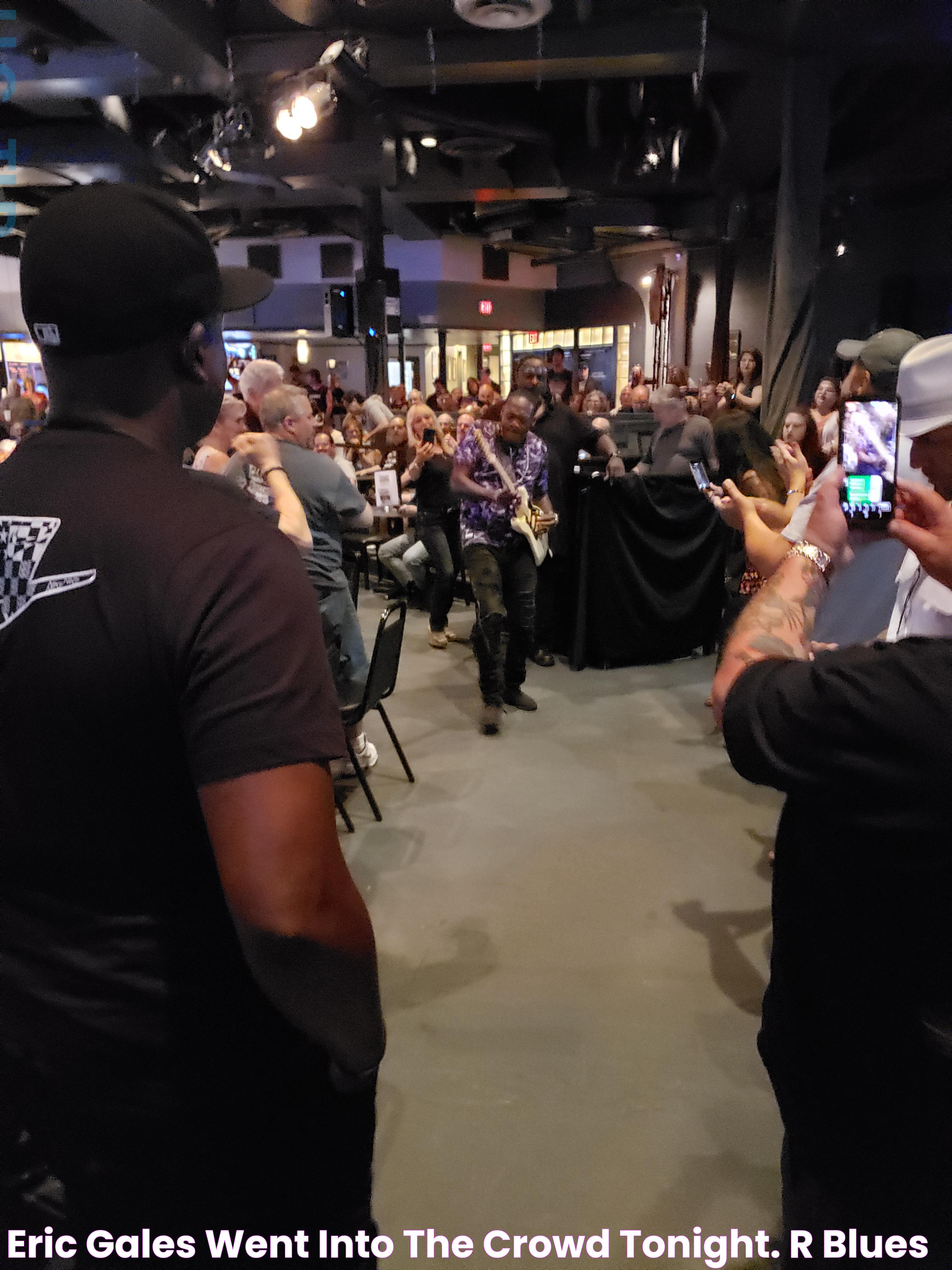 Eric Gales went into the crowd tonight. r/blues