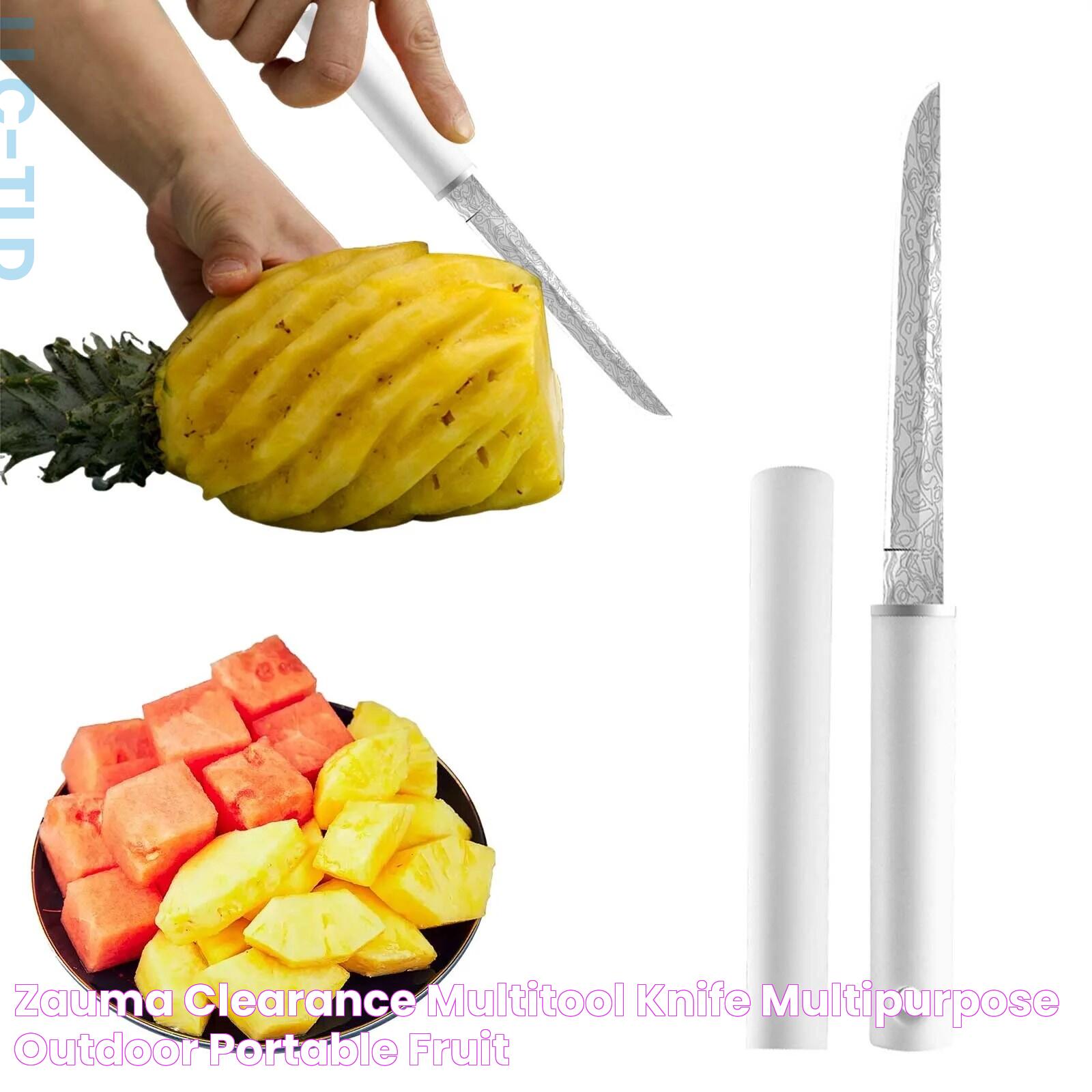 Zauma Clearance MultiTool Knife Multipurpose Outdoor Portable Fruit